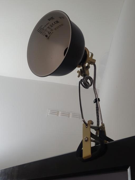  — industrial style clamp lamps x2