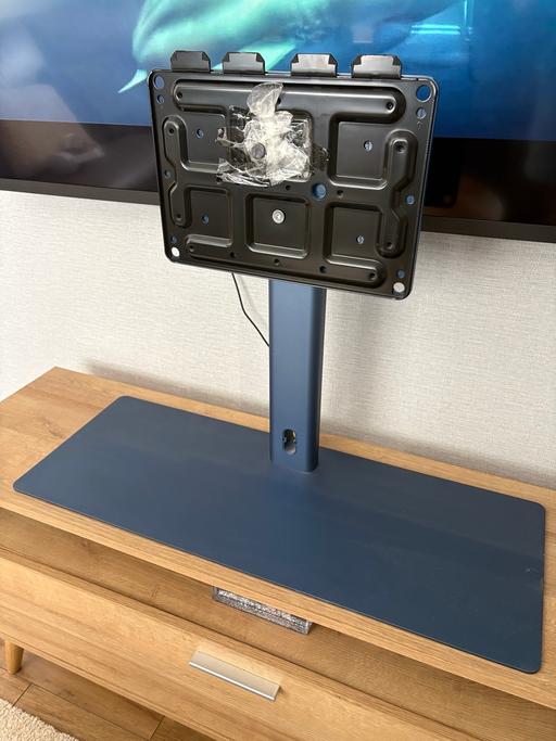  — Sky glass tv stand (ocean blue)