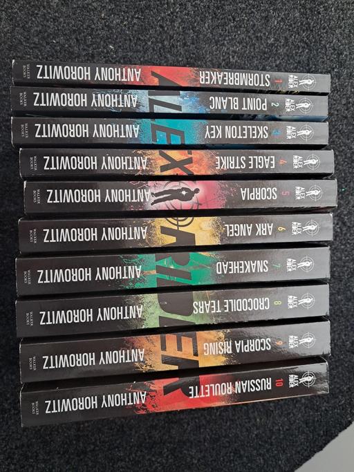  — Alex rider books. set of all 10