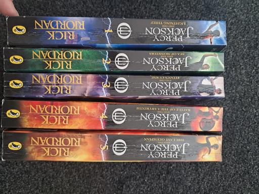 — set of percy Jackson books. 1-5