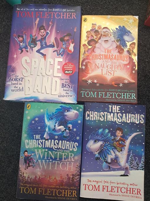  — tom fletcher x3 Christmas books.1x space band