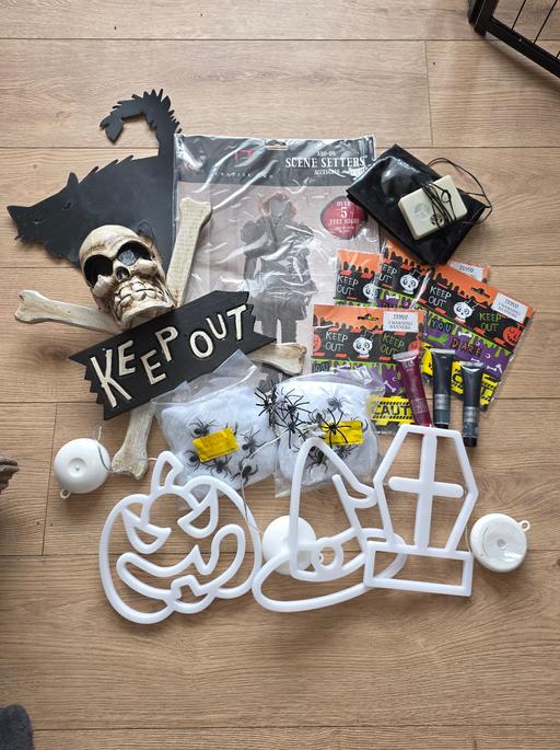  — various Halloween items