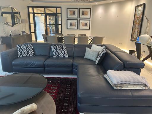  — Natuzzi corner sofa.