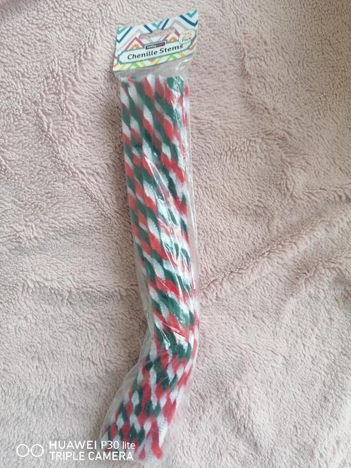  — Hobbycraft Christmas themed pipe cleaners
