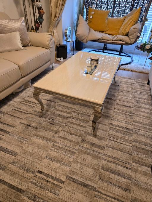 — marble coffee table