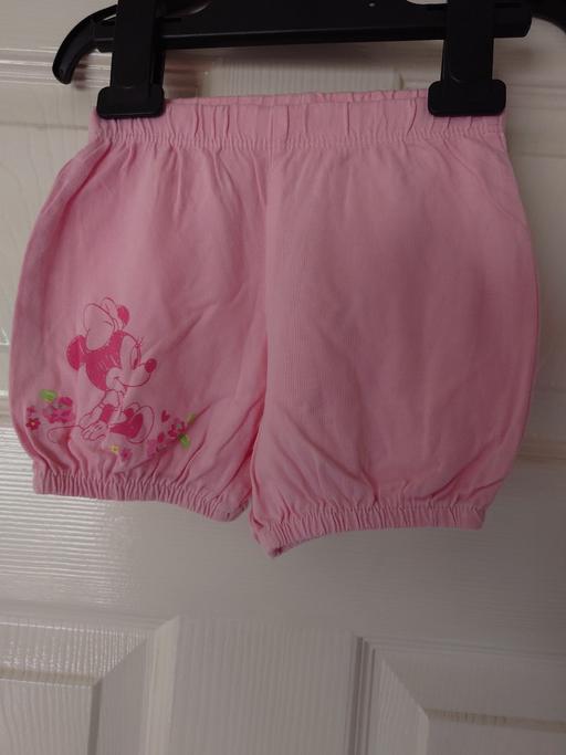  — Baby girls pink shorts size 3-6 months