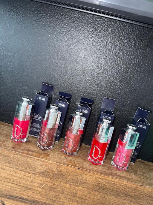  — Dior lip oils x5