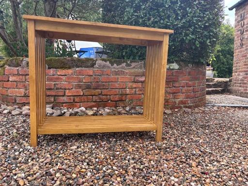  — Blonde Oak Side Stand / Breakfast Bar