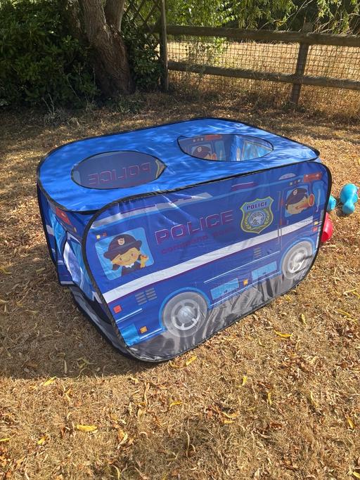  — Pop up police car tent