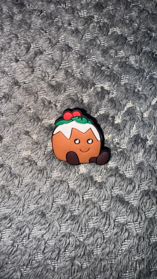  — Christmas Pudding Inspired Croc Charm