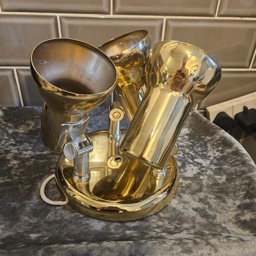  — 3 brass spot light ceiling light