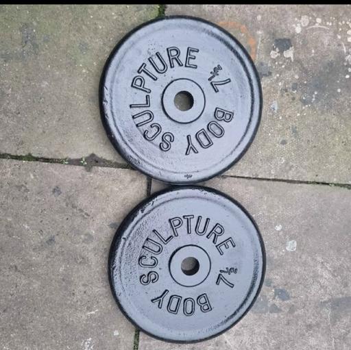  — cast iron weights 2x7.5kg
