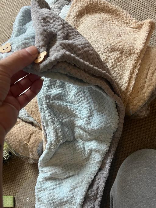  — Three new hair drying microfiber turbans