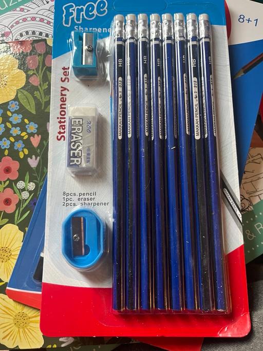  — Pencil rubber sharpener stationary set