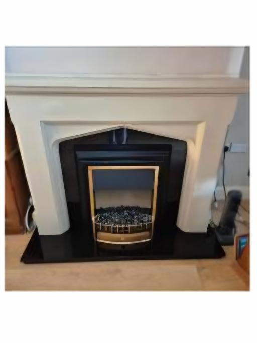  — marble fireplace