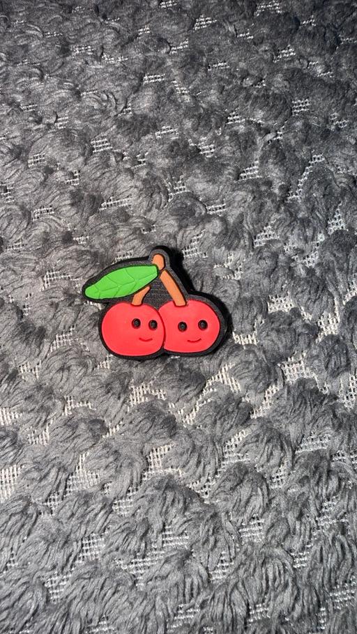  — Cherries Jellycat inspired croc charm