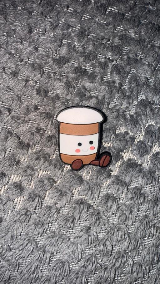  — Coffee cup jellycat inspired Croc charm