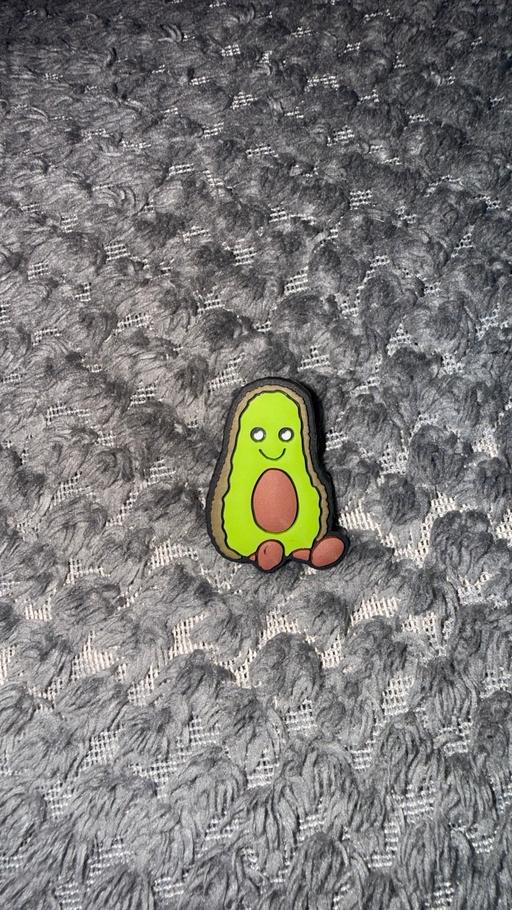  — Avocado jellycat inspired croc charm