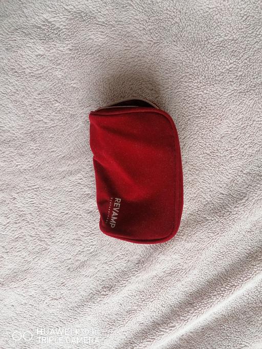  — Red Revamp cosmetics bag