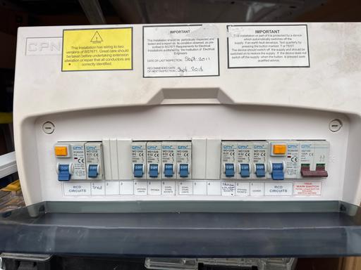  — Consumer unit