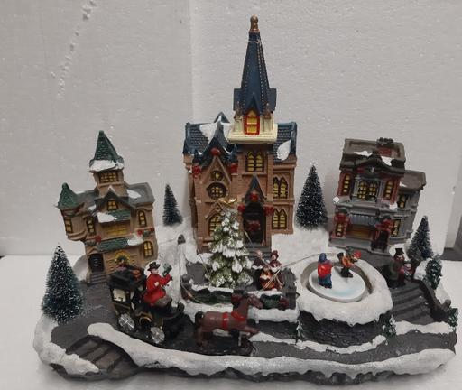  — Christmas fiber optic village (not working)