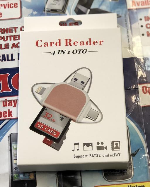  — Card reader 4 in 1 OTG Data transfer adapter