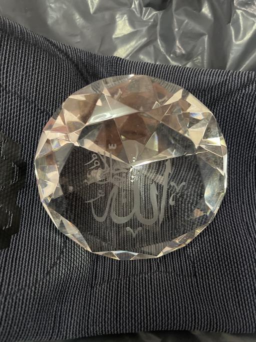  — Crystal Allah& Muhammad decorative pieces