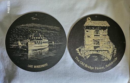  — Windermere & Ambleside Slate Wall hanging x2