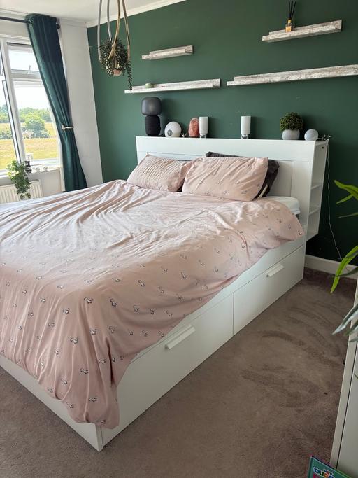  — Malm Superking Frame with optional headboard