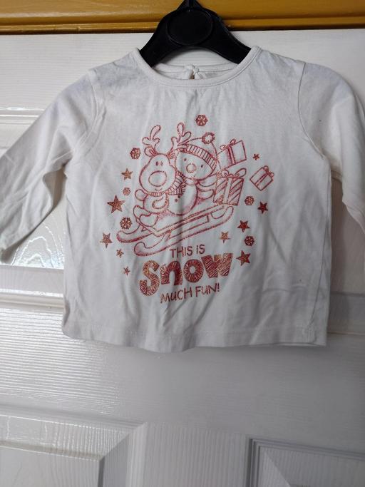  — Baby girls Christmas top size 3-6 months
