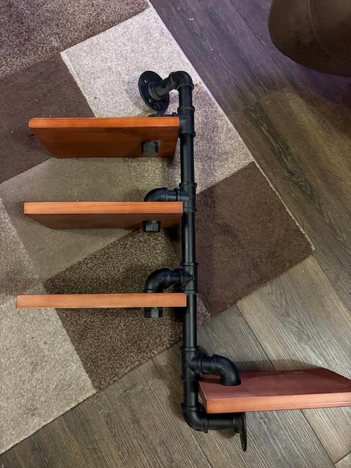  — Vintage Industrial Floating Shelf