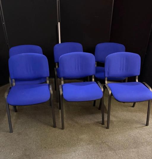  — Blue Fabric Office Meeting Chair