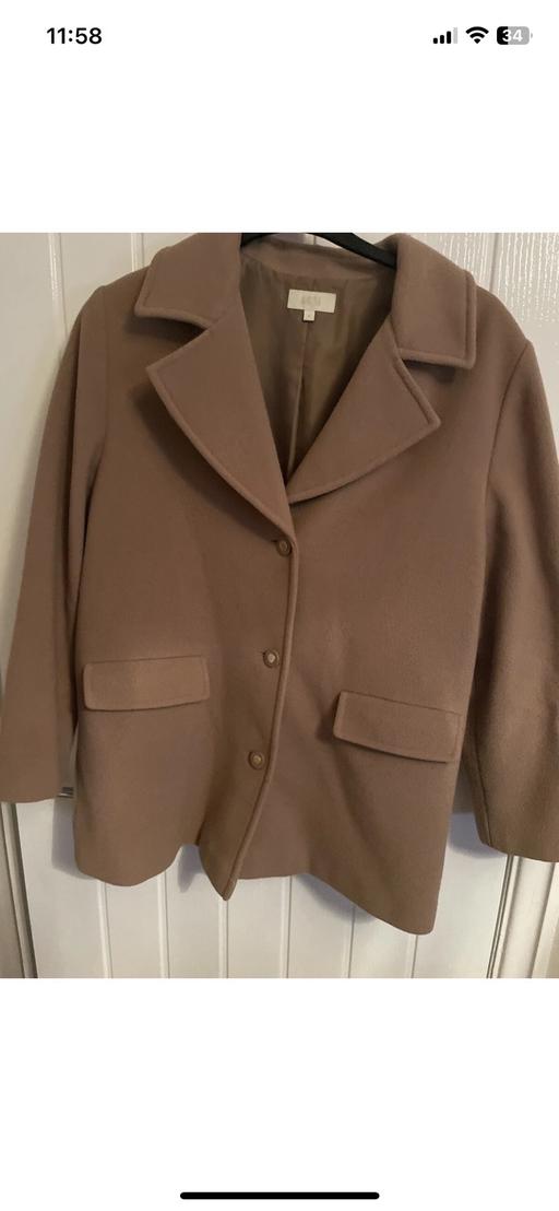  — Marks & Soencers brown coat - Size 18