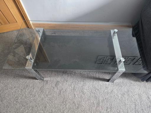  — Glass  large coffee table