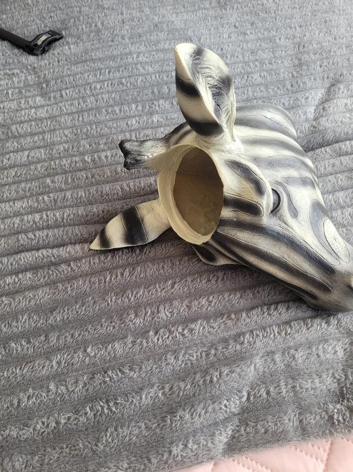  — a zebras head for on the wall .