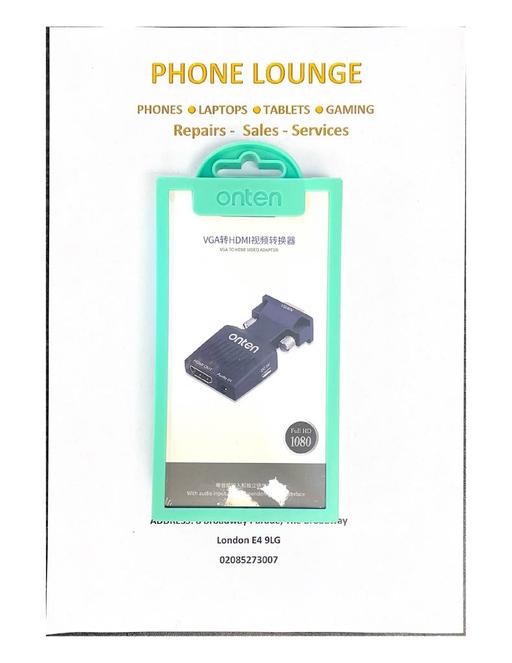  — ONTEN VGA to HDMI Video Adaptor