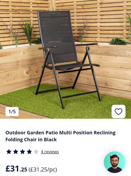  — Outdoor foldable chair