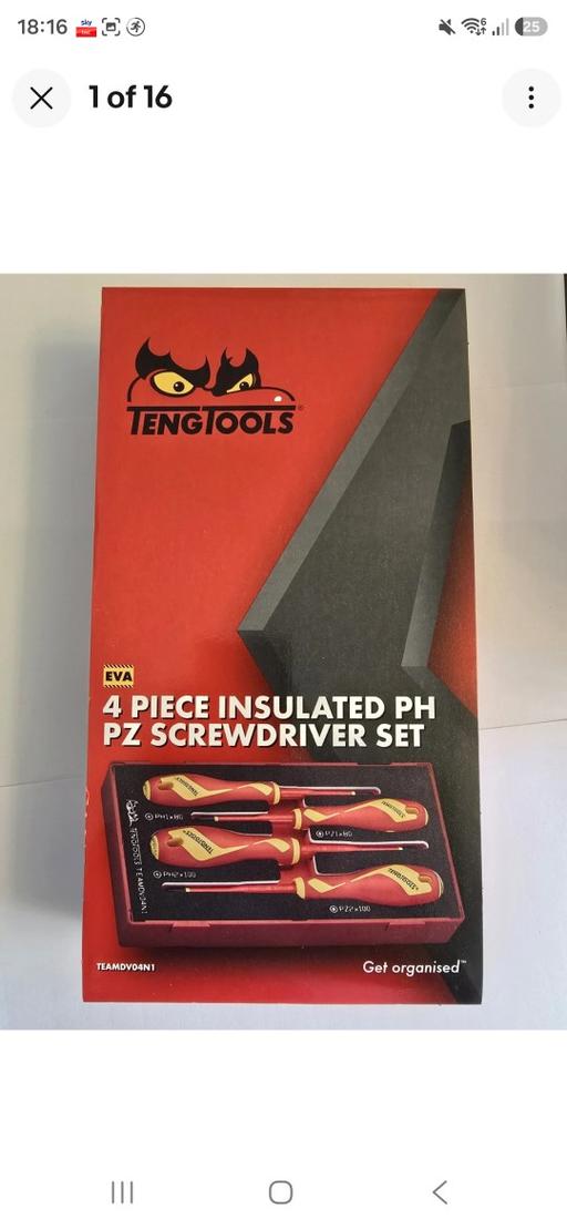  — Tengtools Teamdvo4n1 Eva 4pc Insulated Ph Pz