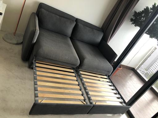  — Dark grey Sofa Bed – excellent condition