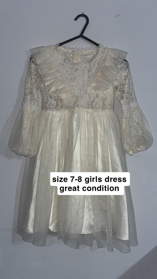  — Girls party dress size 7-8 years