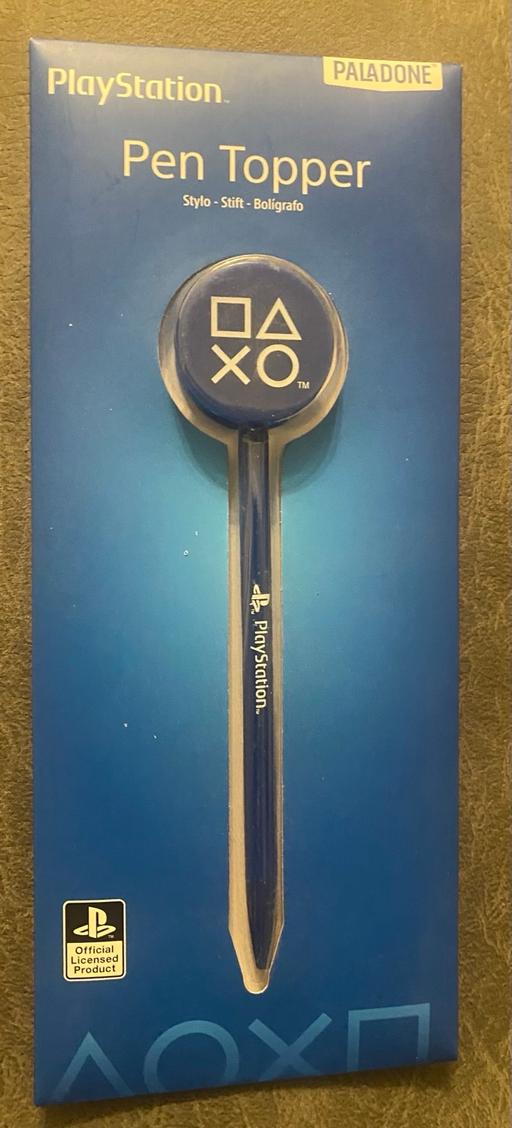  — PlayStation stylo pen topper