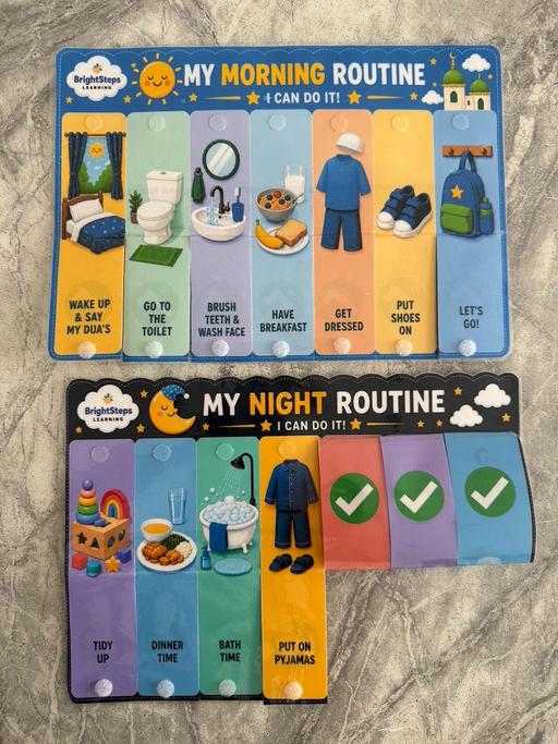  — Islamic Reusable Boys Routine Boards