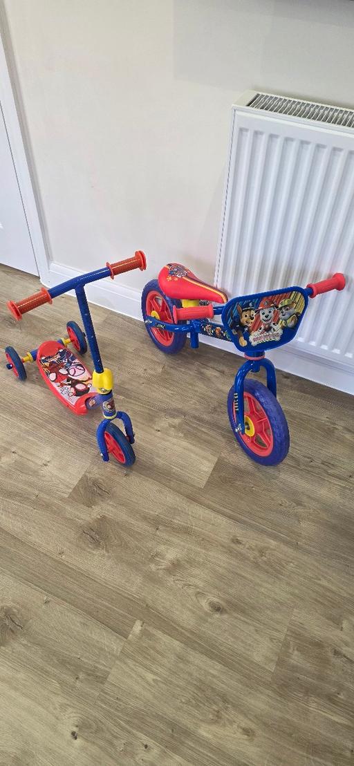  — balance bike and tri scooter