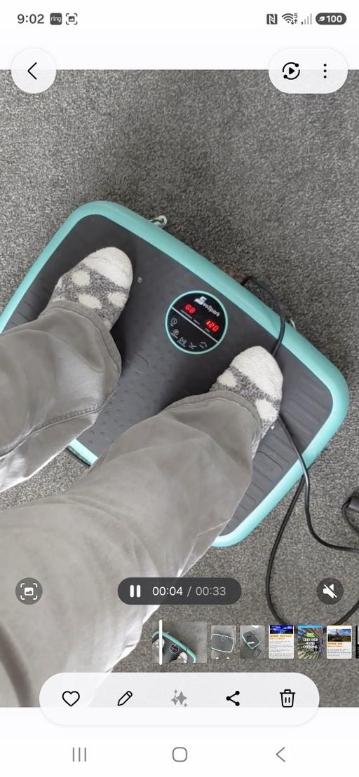  — Massage  plate