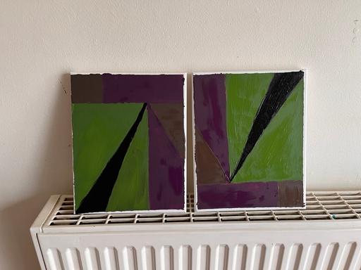  — Homemade canvas decor