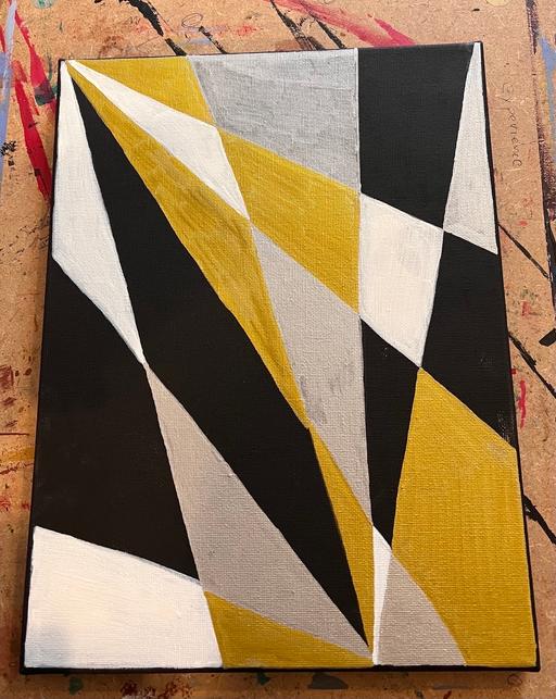  — Homemade canvas painting