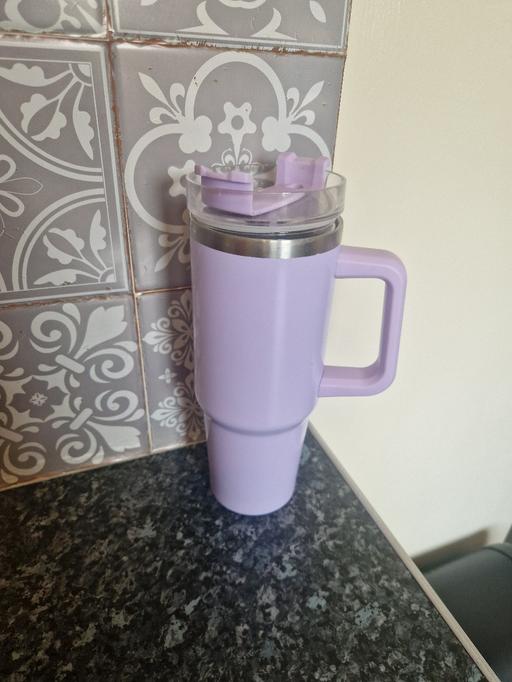  — purple stainless steel cup