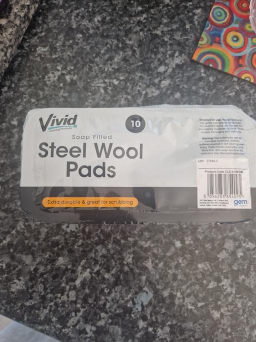  — brand new steel wool pads