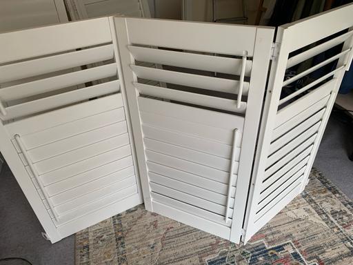  — Plantation blinds 3 panels good condition