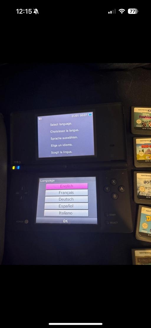  — Ds and games and bag